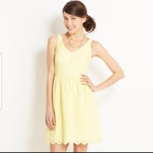 Vineyard Vines Women's 12 Yellow Eyelet Sun Dress